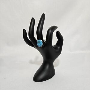 Natural Persian Turquoise 925 Sterling Silver Ring  #1008